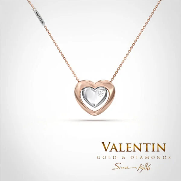 6812 Pink White Gold Pendant 6812 – rose gold