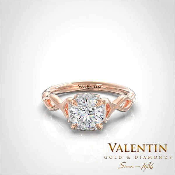 Love story Engagement Ring 4698 – rose gold