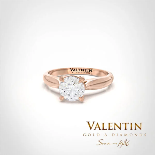 Engagement Ring 4737 – rose gold