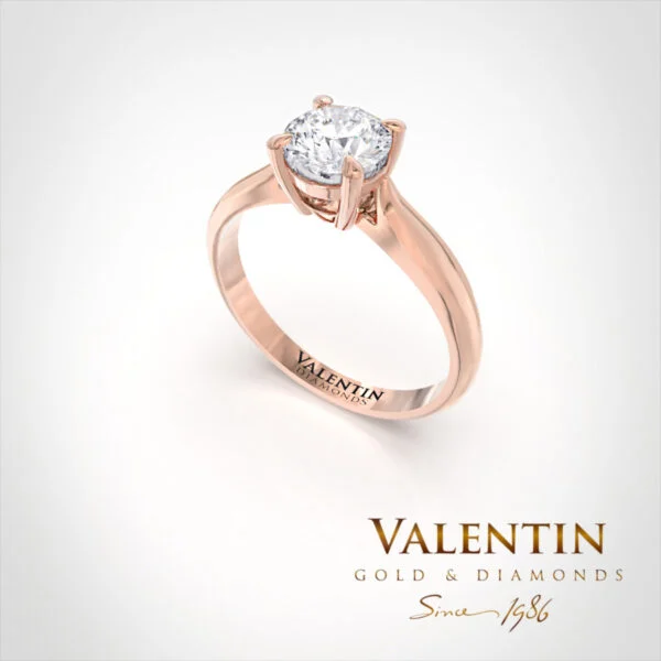 Engagement Ring 4737 – rose gold