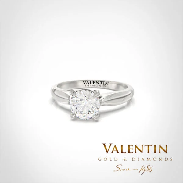 Engagement Ring 4737 – white gold