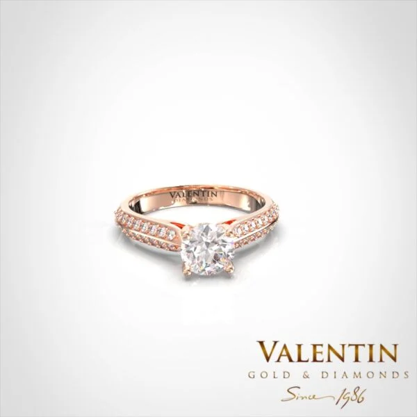 Engagement Ring 4734 – rose gold