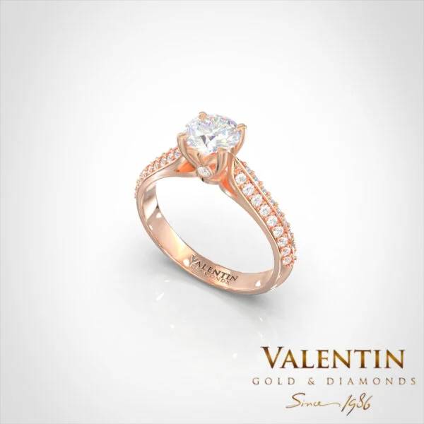 Engagement Ring 4734 – rose gold