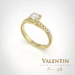 Engagement Ring 4690 – yellow gold