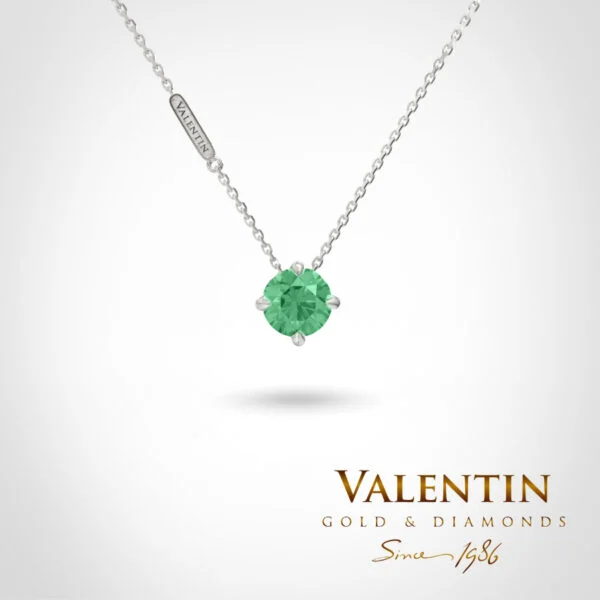 Gold Pendant 6877 – white gold