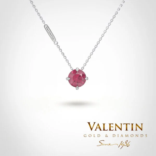 Gold Pendant 6877 – white gold