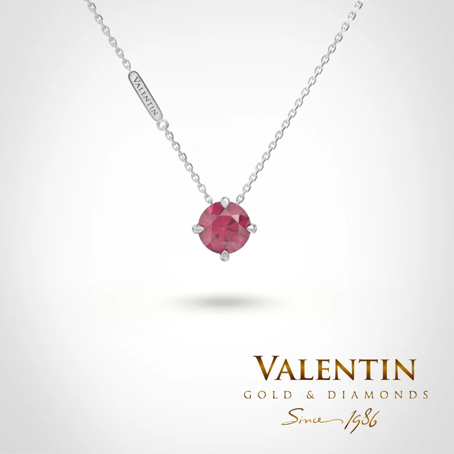 Gold Pendant 6877 – white gold