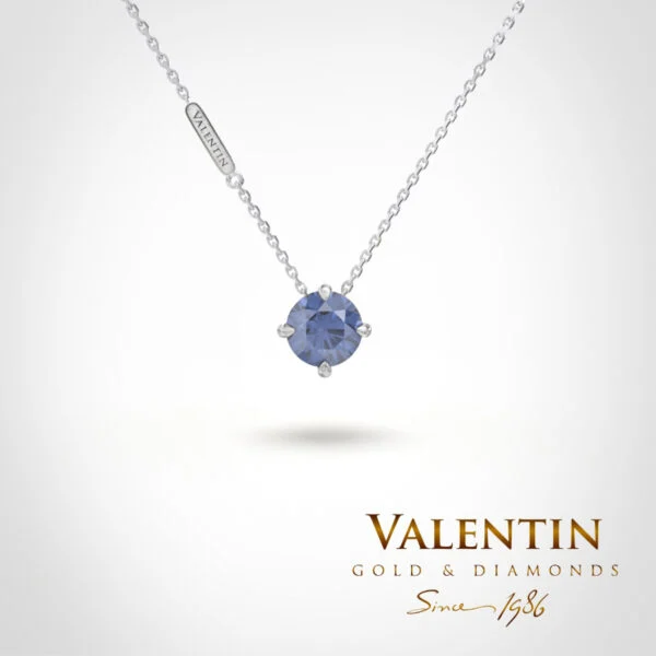 Gold Pendant 6877 – white gold