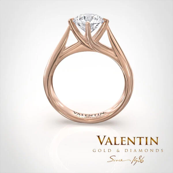 Engagement Ring 4725 – rose gold