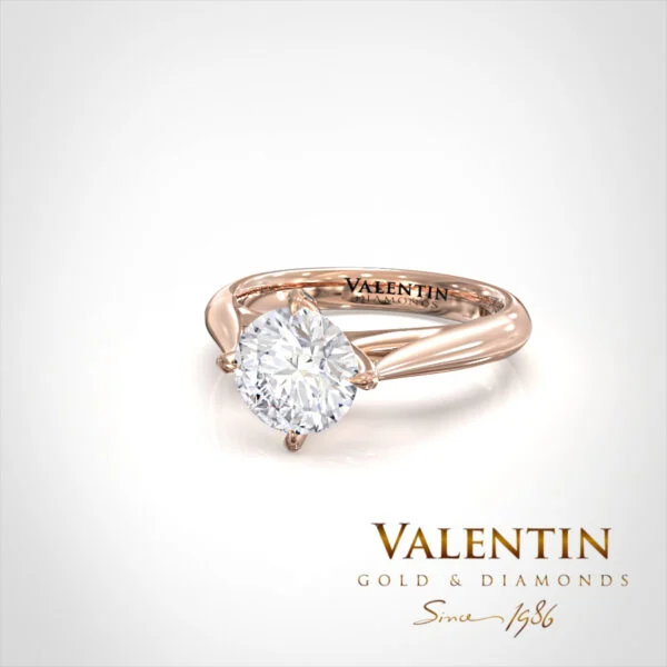 Engagement Ring 4725 – rose gold