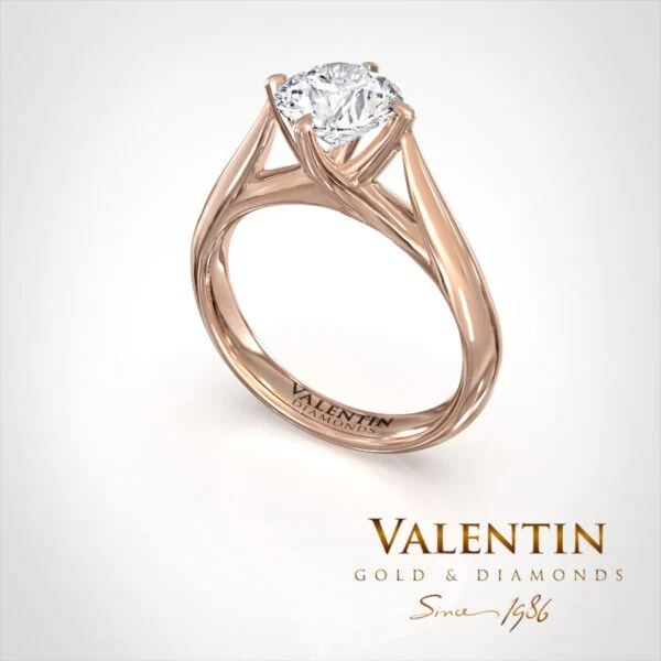 Engagement Ring 4725 – rose gold