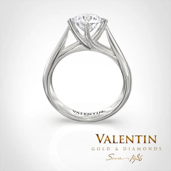 Engagement Ring 4725 – white gold