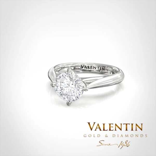 Engagement Ring 4725 – white gold