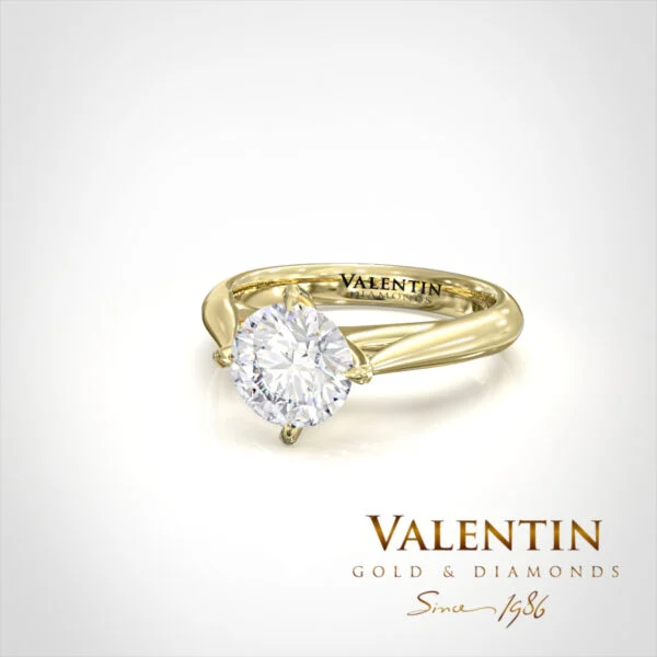 Engagement Ring 4725 – yellow gold