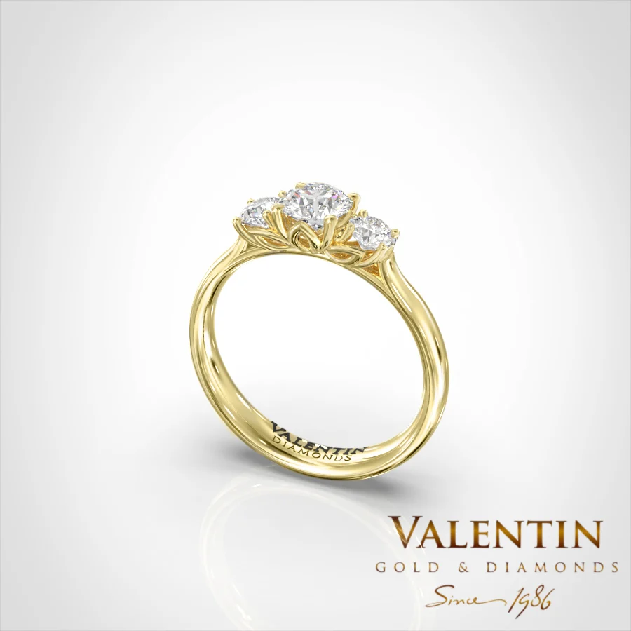 Engagement Ring 4744 - 2 – yellow gold