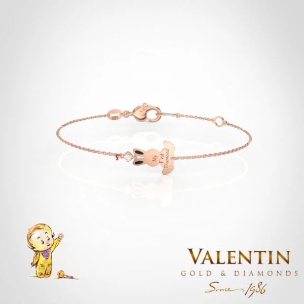 Children's Gold Bracelet 8339–4 – rose gold