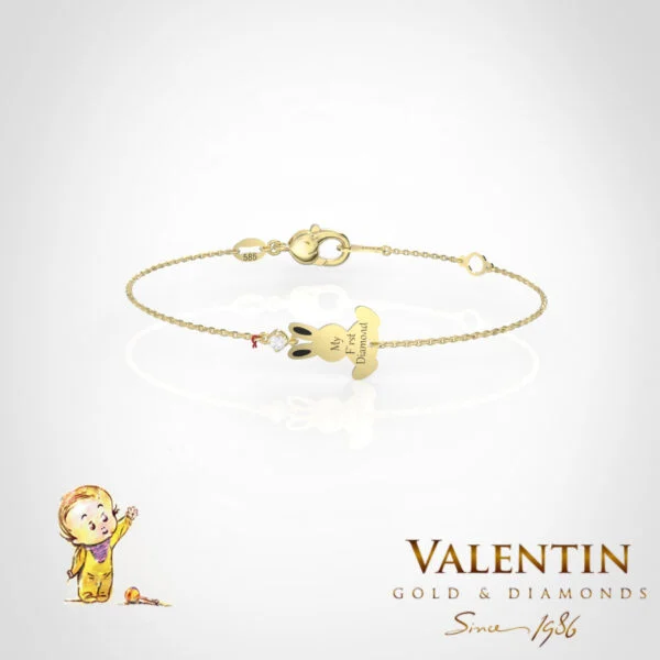 Children's Gold Bracelet 8339–4 – yellow gold