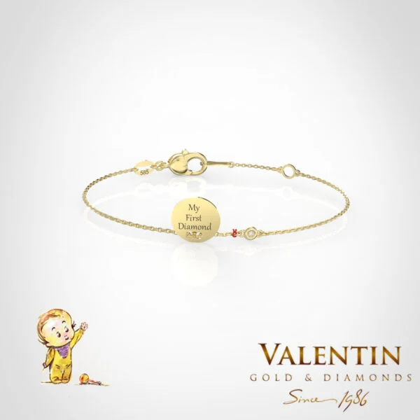 Children's Gold Bracelet 8339–1 – yellow gold