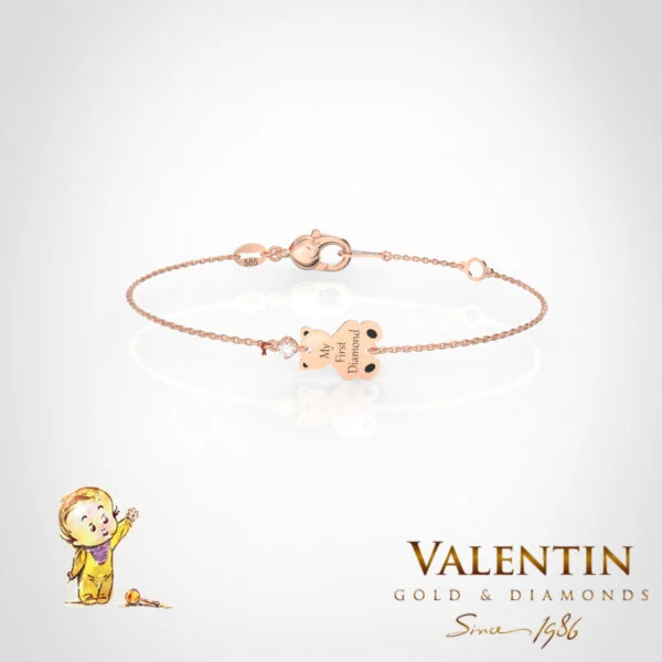 Children's Gold Bracelet 8339-3 – rose gold