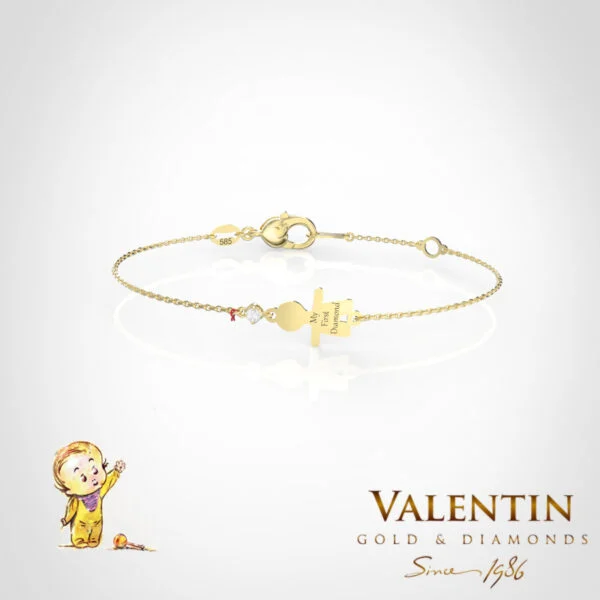 Children's Gold Bracelet 8338-2 – yellow gold