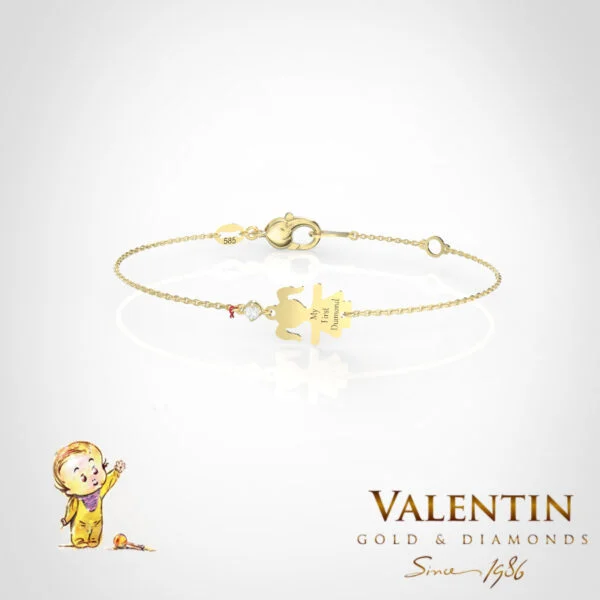 Children's Gold Bracelet 8338-1 – yellow gold