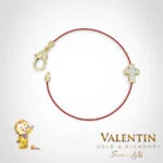Children's Gold Bracelet with Red Thread 8152 – yellow gold