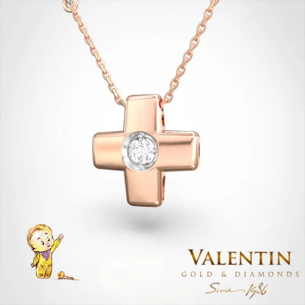 Children's Gold Pendant 6946-1 – rose gold