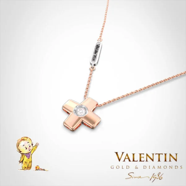 Children's Gold Pendant 6946-1 – rose gold