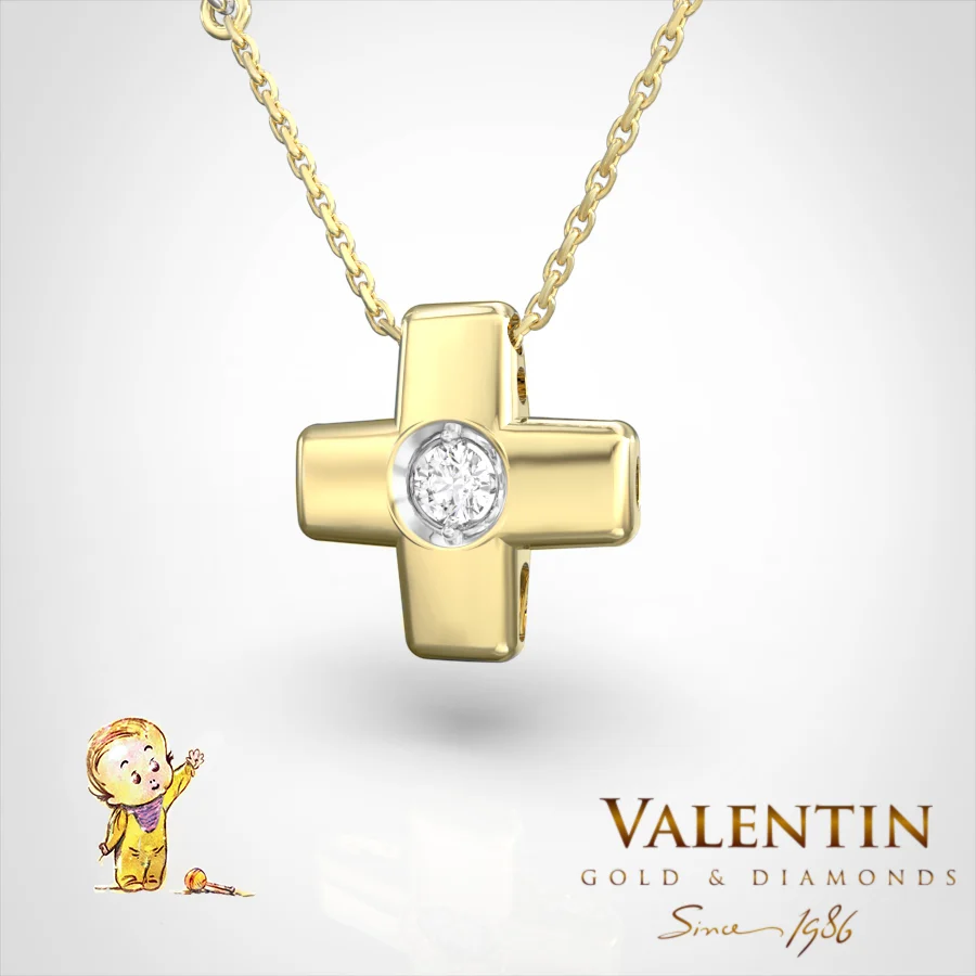 Children's Gold Pendant 6946-1 – yellow gold