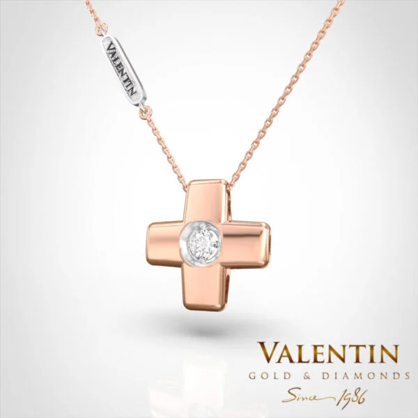 6946 3 Pink Gold Cross 6946-3 – rose gold