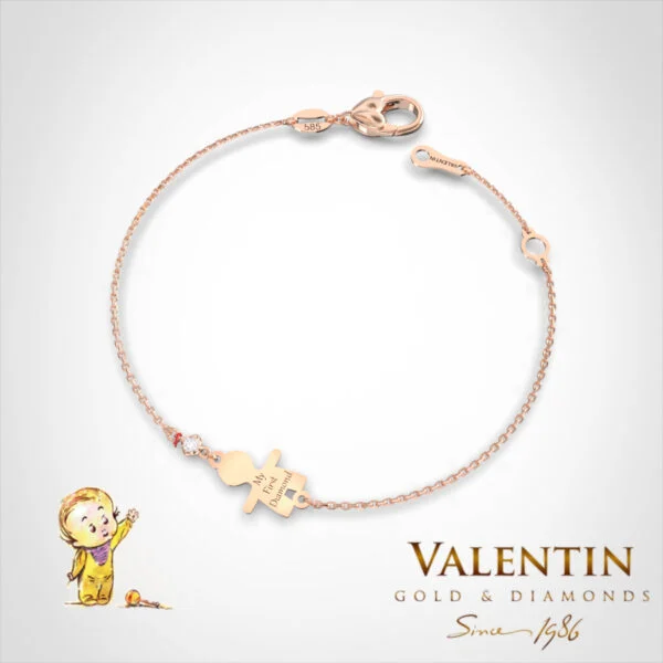 Children's Gold Bracelet 8338-2 – rose gold