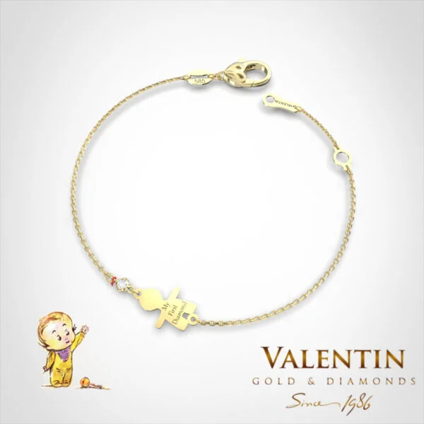 Children's Gold Bracelet 8338-2 – yellow gold
