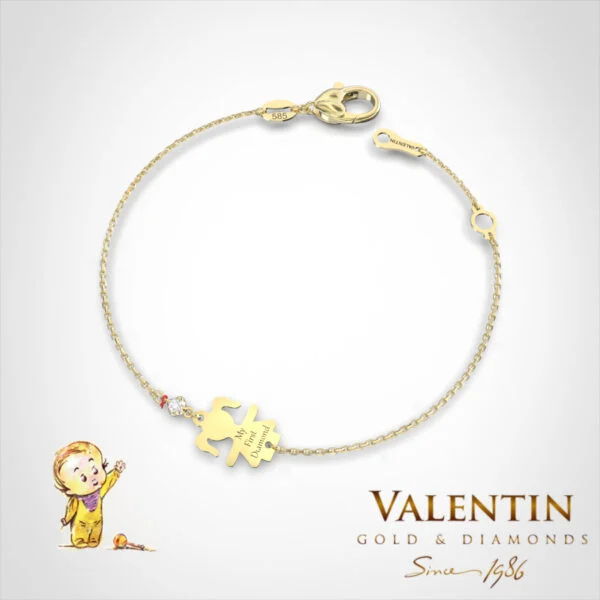 Children's Gold Bracelet 8338-1 – yellow gold