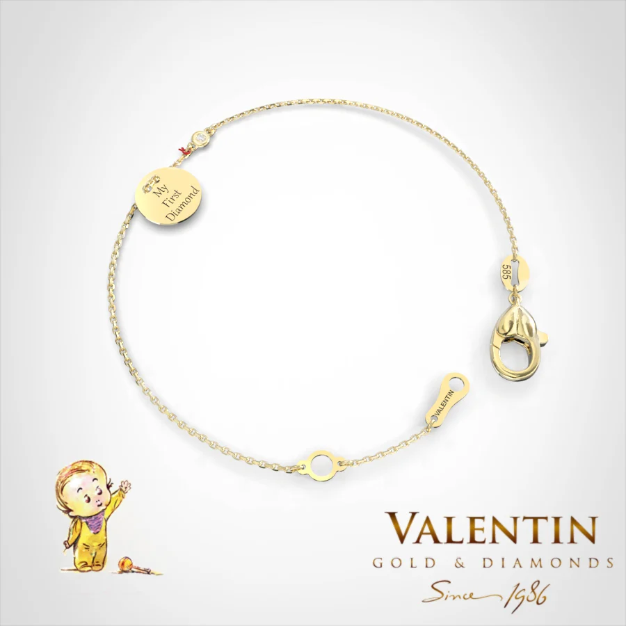 Children's Gold Bracelet 8339–1 – yellow gold