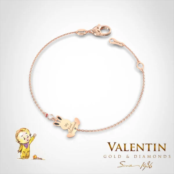 Children's Gold Bracelet 8339–4 – rose gold