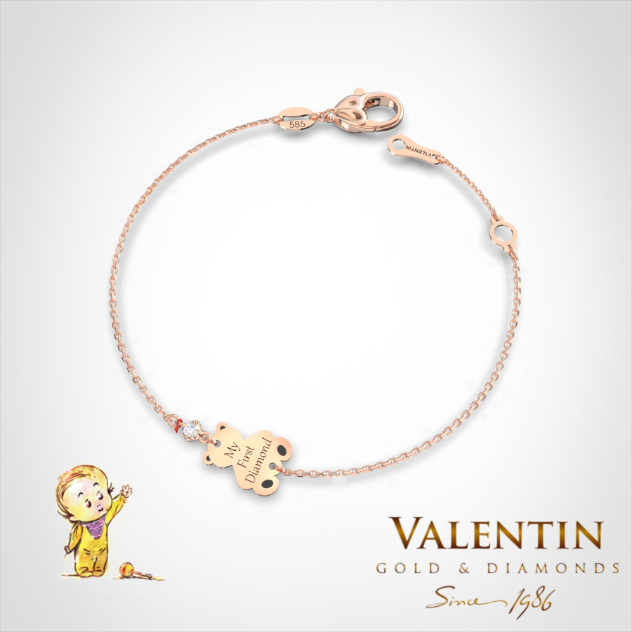 Children's Gold Bracelet 8339-3 – rose gold