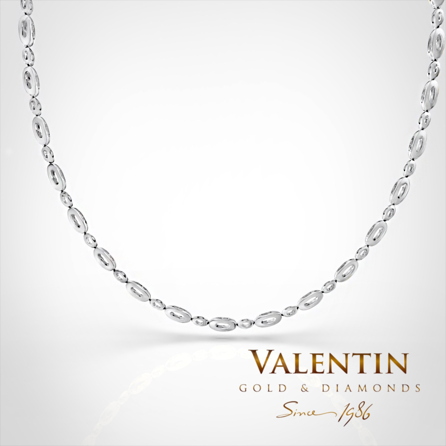 Gold Chain 8084 – white gold
