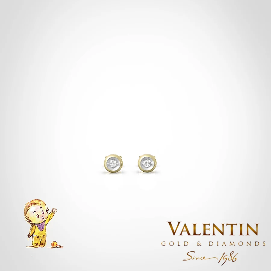 Children's Gold Earrings 7624