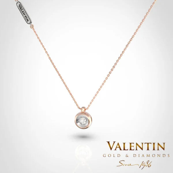 Stylish Gold Pendant 6947 – rose gold