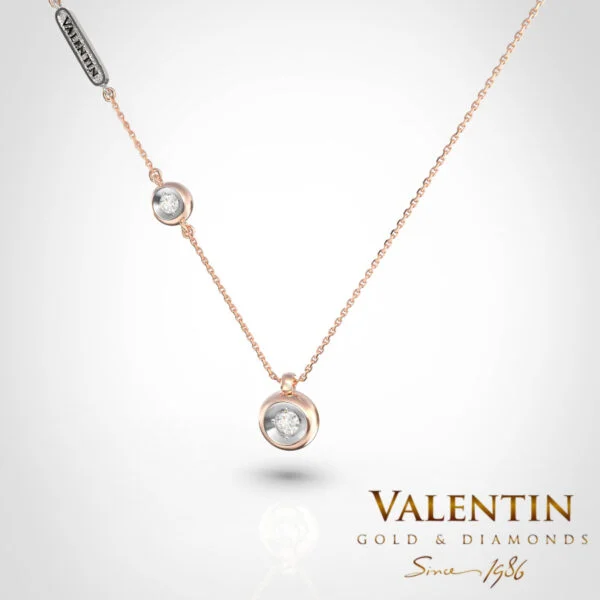 Stylish Gold Pendant 6947 – rose gold