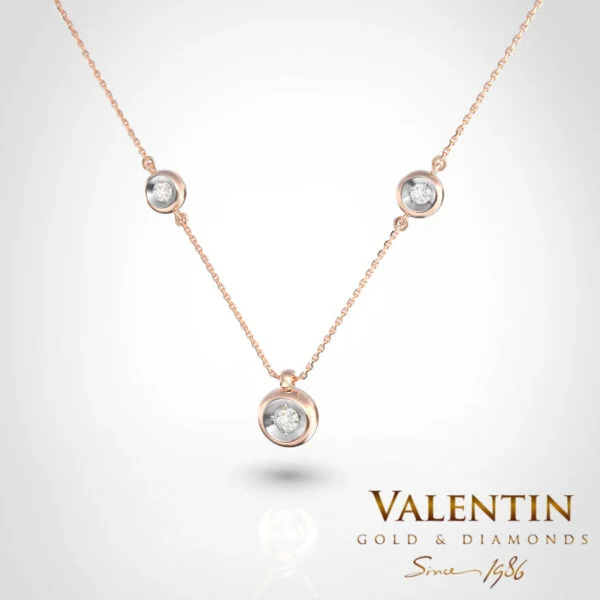 Stylish Gold Pendant 6947 – rose gold