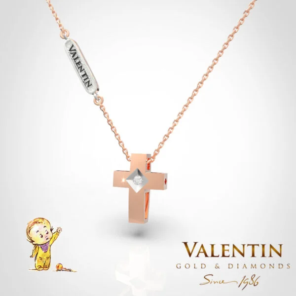 81531 Pink Kids Children's Gold Pendant 81531 – rose gold