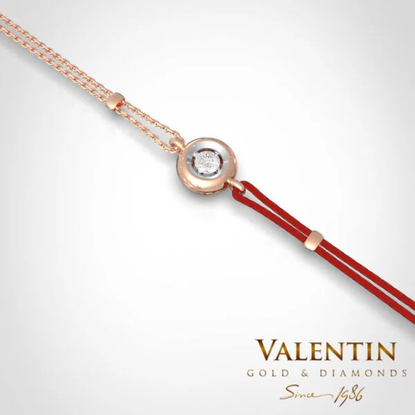 Stylish Women's Gold Bracelet 8351 – rose gold