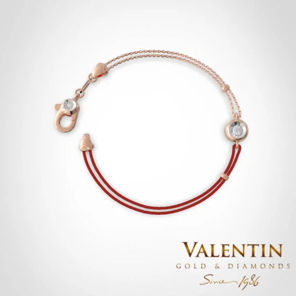 Stylish Women's Gold Bracelet 8351 – rose gold