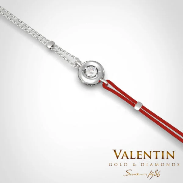 Stylish Women's Gold Bracelet 8351 – white gold