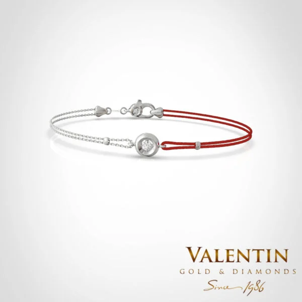 Stylish Women's Gold Bracelet 8351 – white gold