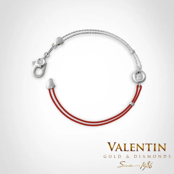 Stylish Women's Gold Bracelet 8351 – white gold