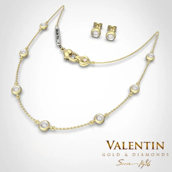 Stylish Gold Necklace 8313-7 – yellow gold