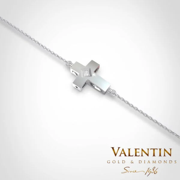 Women's Gold Bracelet 8320 – white gold