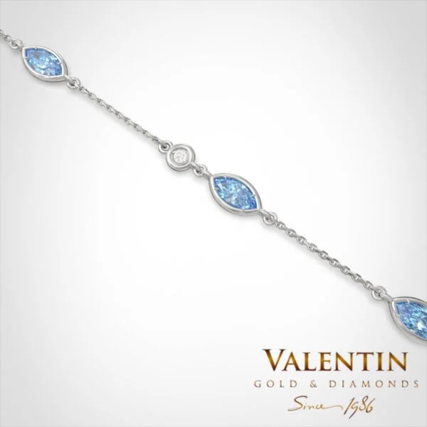Women's Gold Bracelet 8342-3 – white gold